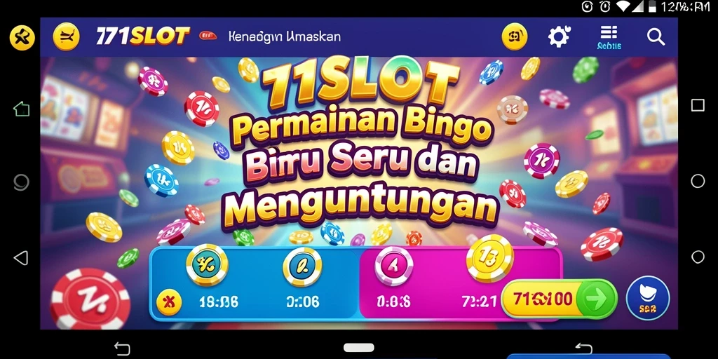 Tampilan permainan Bingo yang mendebarkan di 171SLOT.
