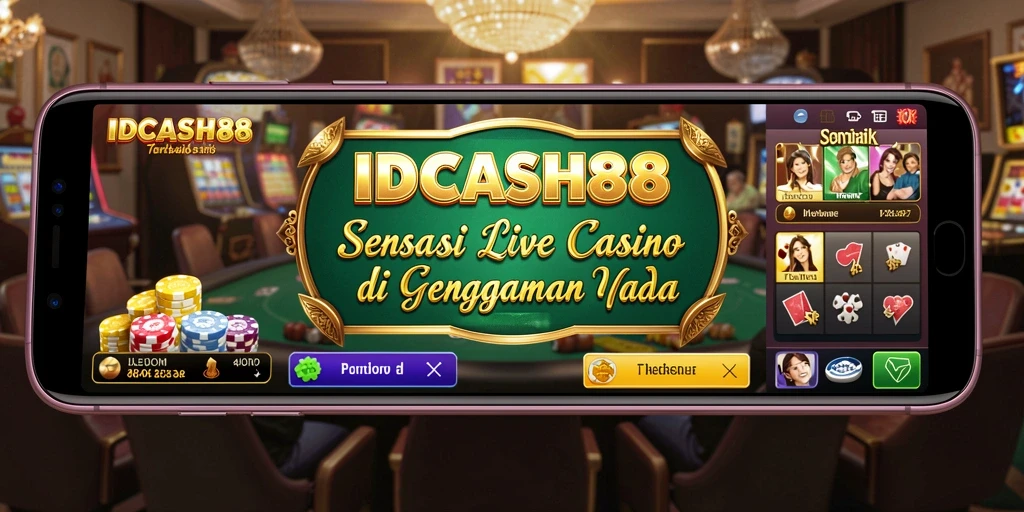 Tampilan gameplay menarik dari aplikasi Live Casino IDCASH88.