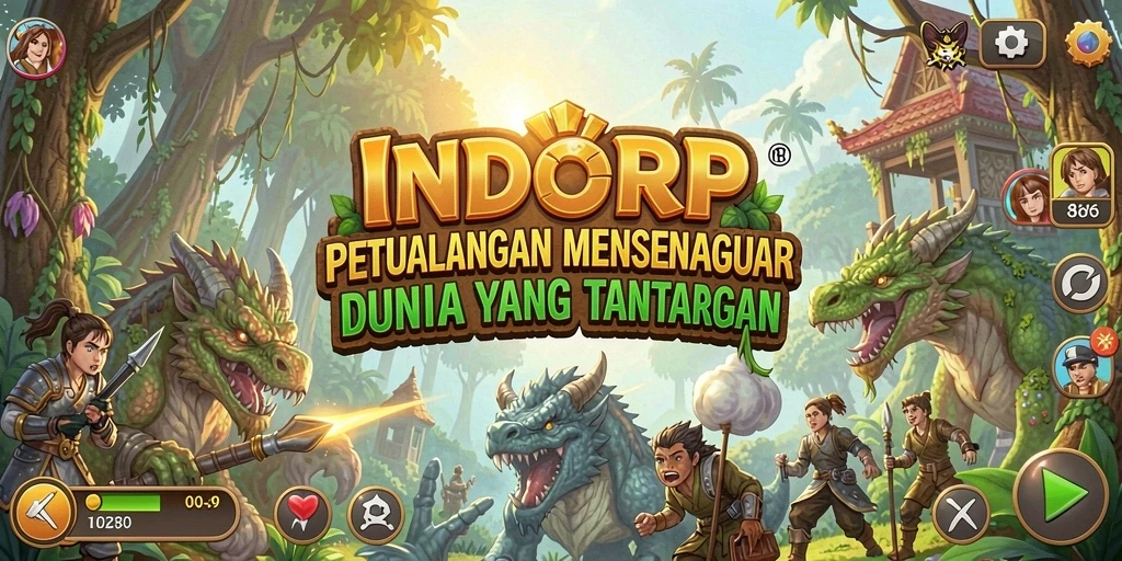 Screenshot gameplay INDORP dengan visual menawan dan petualangan seru.