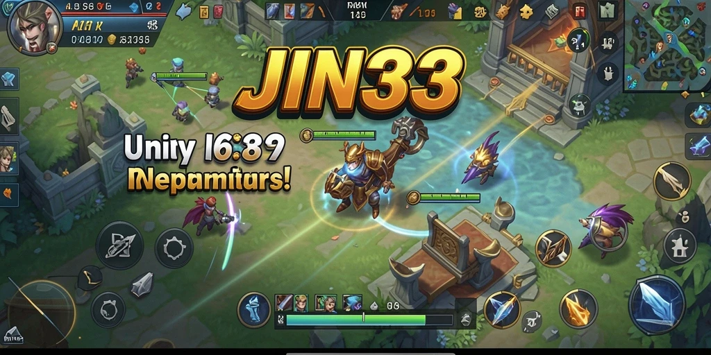 Tampilan antarmuka JIN33 yang intuitif dan mudah digunakan.