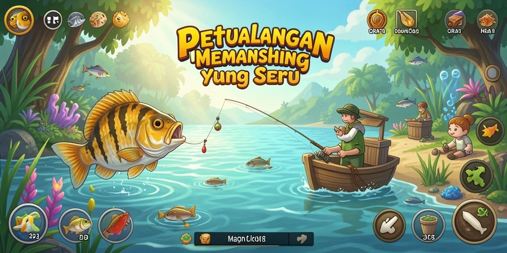 Tangkapan ikan yang menakjubkan dalam gameplay ORA78.