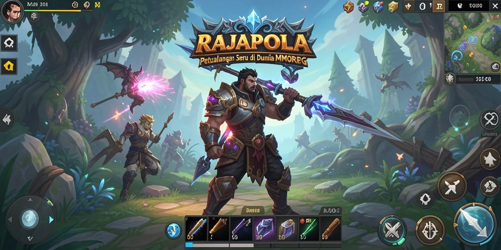 Tampilan screenshot gameplay menarik dari RAJAPOLA.